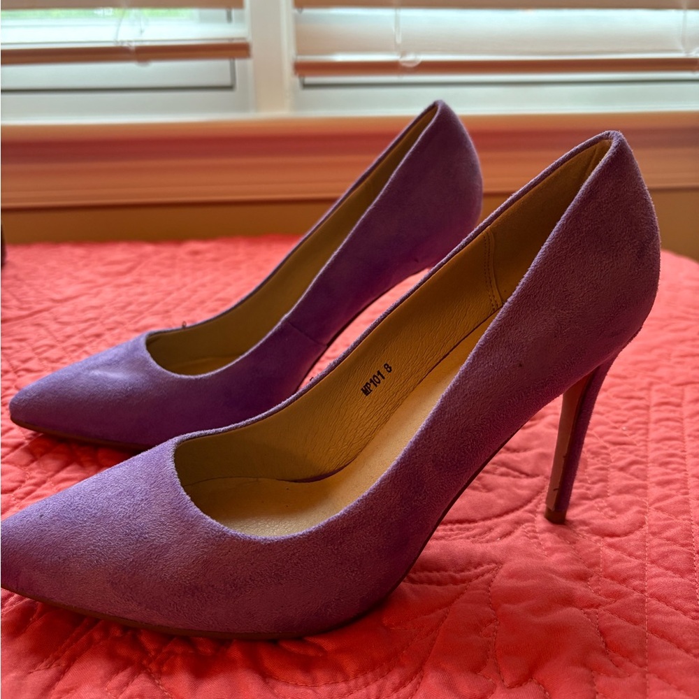 Elegant Purple Women's Heels